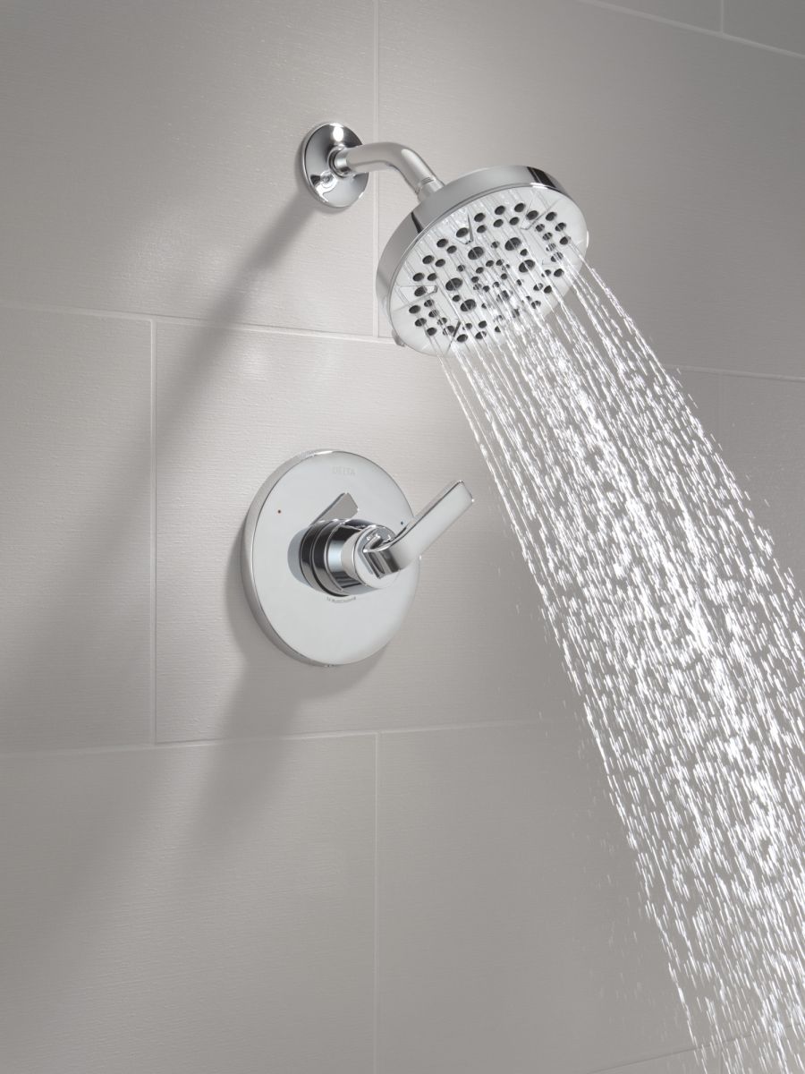 DELTA Lineax Monitor 14 Series Shower Trim — Chrome