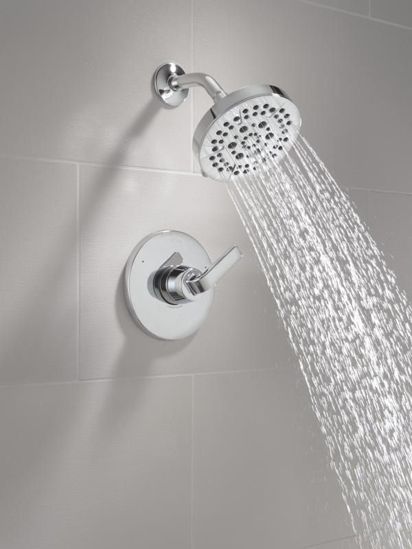DELTA Lineax Monitor 14 Series Shower Trim — Chrome