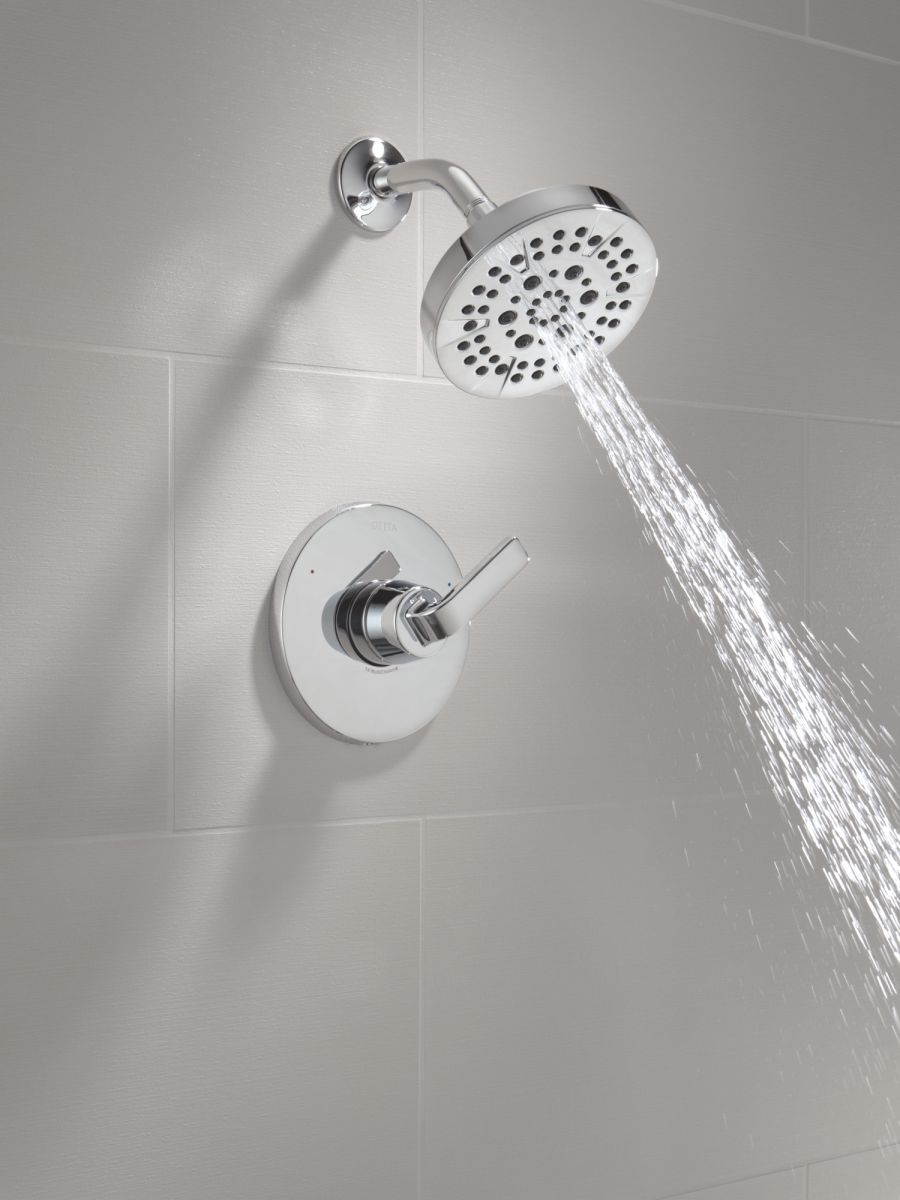 DELTA Lineax Monitor 14 Series Shower Trim — Chrome