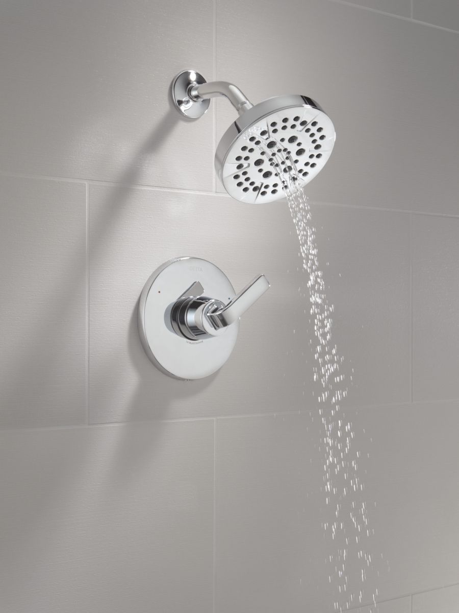 DELTA Lineax Monitor 14 Series Shower Trim — Chrome