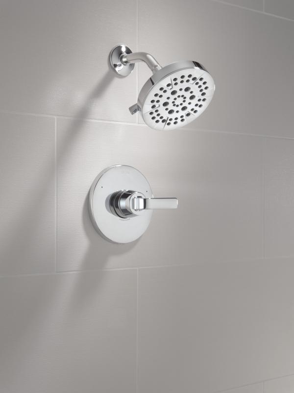 DELTA Lineax Monitor 14 Series Shower Trim — Chrome