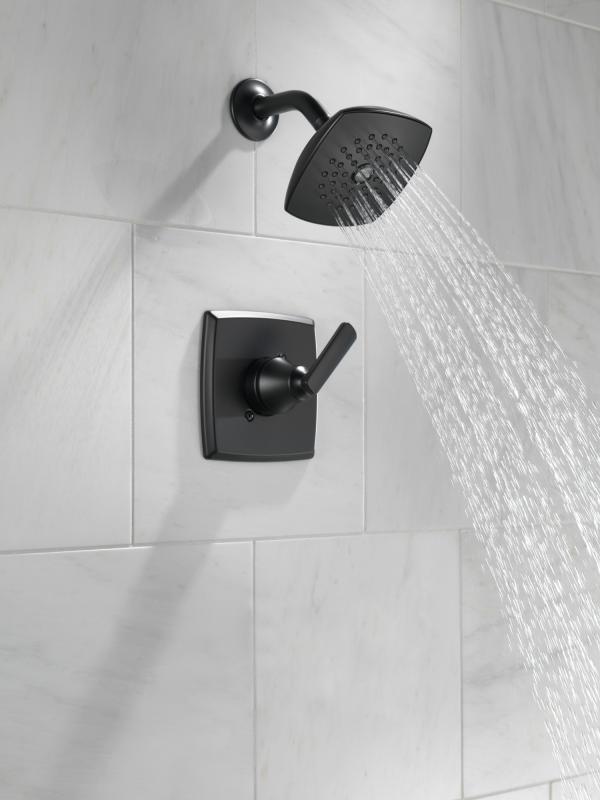 DELTA Ashlyn Monitor 14 Series Shower Trim — Matte Black