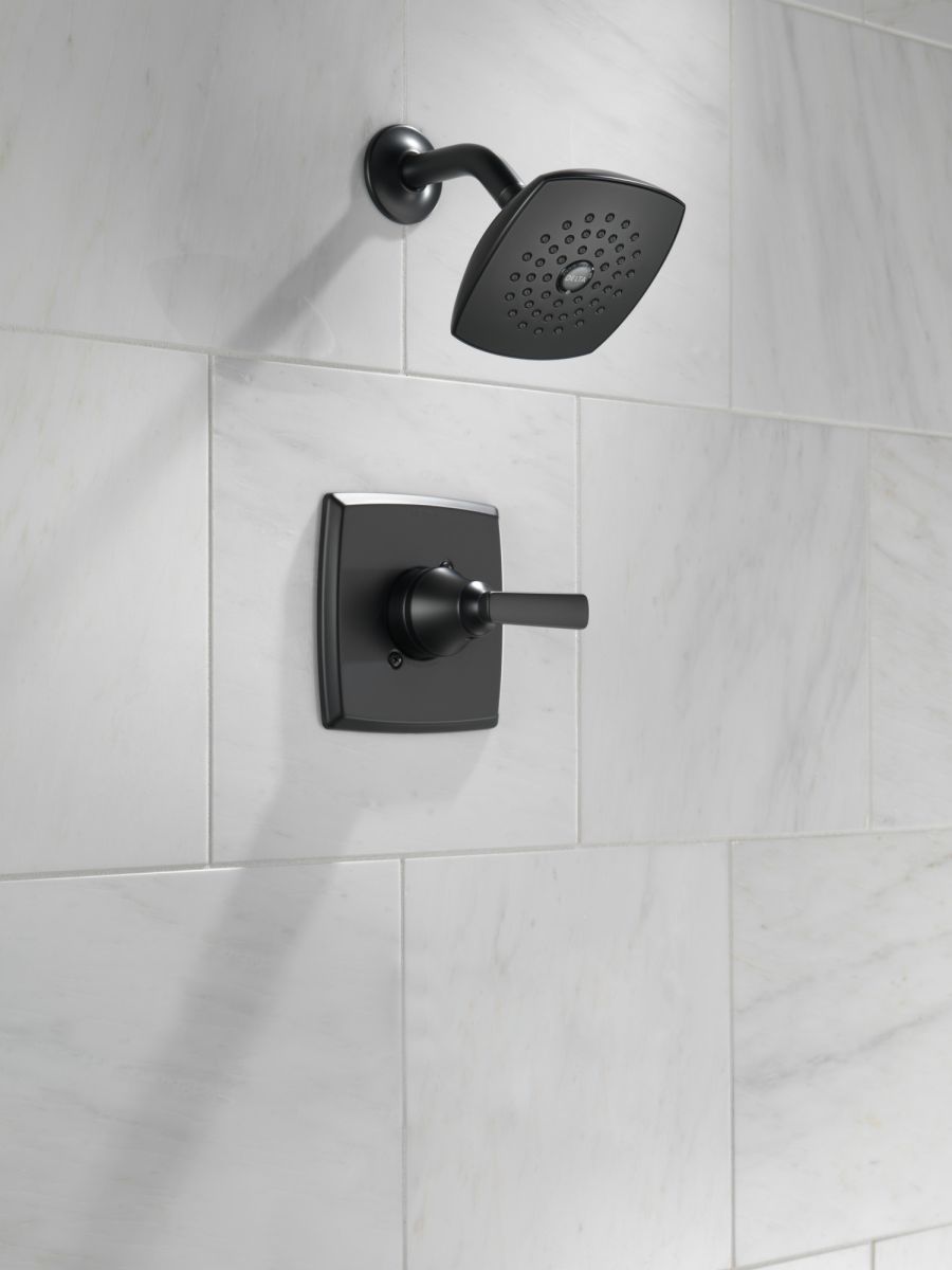 DELTA Ashlyn Monitor 14 Series Shower Trim — Matte Black