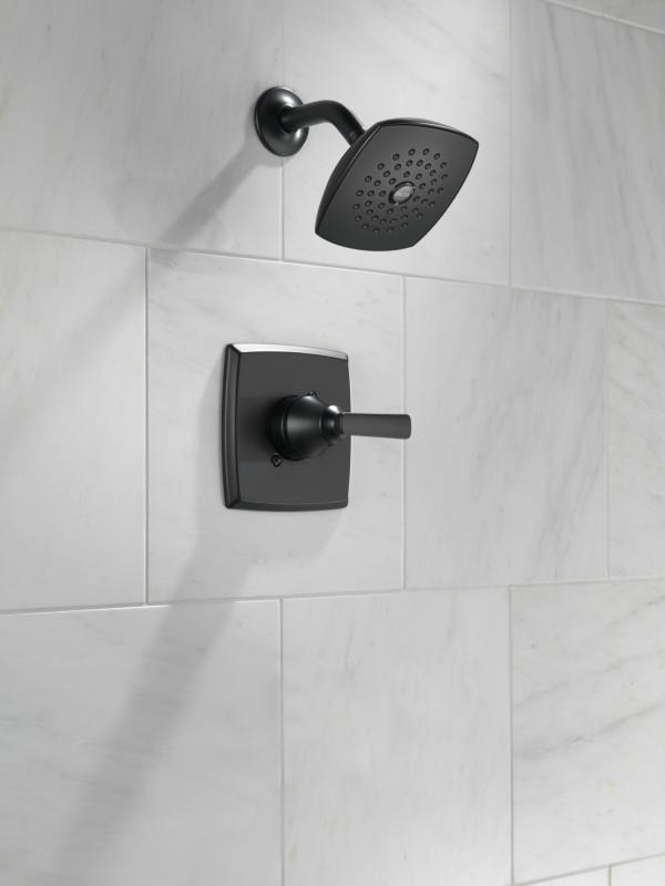 DELTA Ashlyn Monitor 14 Series Shower Trim — Matte Black