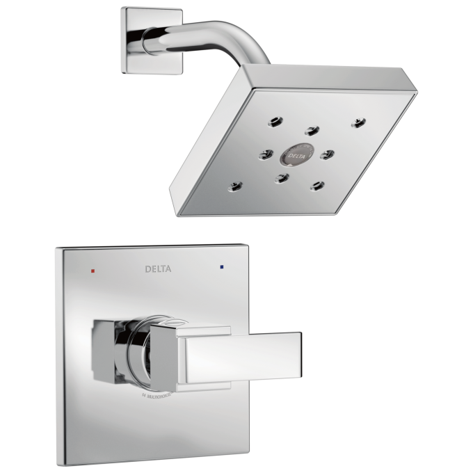 DELTA Ara Monitor 14 Series H2OKINETIC Shower Trim — Chrome
