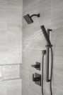 DELTA Universal Showering Components Square Wall Elbow for Hand Shower — Matte Black