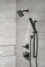 DELTA Universal Showering Components Square Wall Elbow for Hand Shower — Matte Black