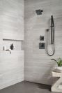 DELTA Ara Monitor 14 Series H2OKINETIC Shower Trim — Matte Black