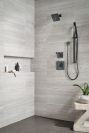 DELTA Ara Monitor 14 Series H2OKINETIC Shower Trim — Matte Black