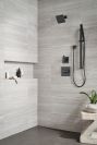 DELTA Universal Showering Components Square Wall Elbow for Hand Shower — Matte Black