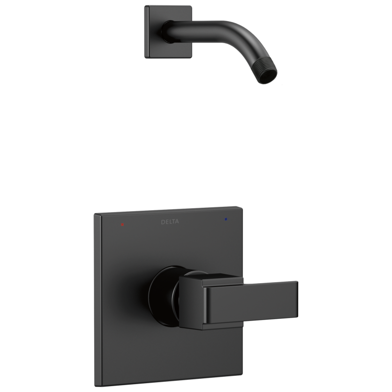 DELTA Ara Monitor 14 Series Shower Trim - Less Head — Matte Black