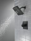DELTA Ara Monitor 14 Series Shower Trim - Less Head — Matte Black