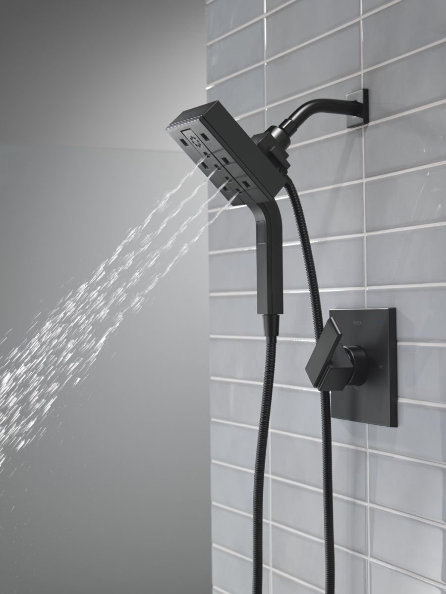 DELTA Ara Monitor 14 Series Shower Trim - Less Head — Matte Black
