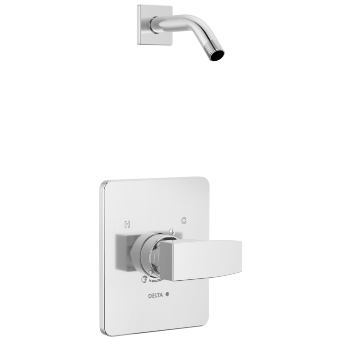 DELTA Modern Monitor 14 Series Shower Trim - Less Head — Chrome