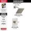 DELTA Modern Monitor 14 Series Shower Trim — Stainless