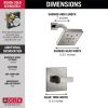 DELTA Ara Monitor 14 Series H2OKINETIC Shower Trim — Stainless