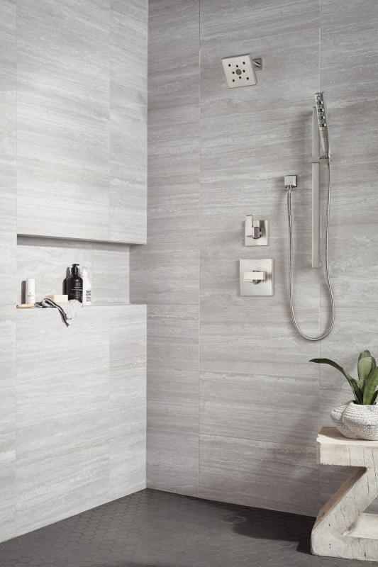 DELTA Universal Showering Components Square Wall Elbow for Hand Shower — Lumicoat® Stainless