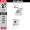 DELTA Ara Monitor 14 Series H2OKINETIC Shower Trim — Chrome