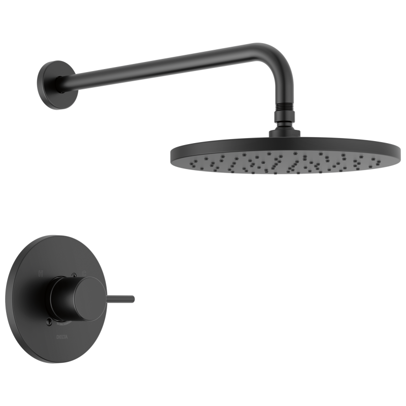 DELTA Modern Monitor 14 Series Shower Trim — Matte Black