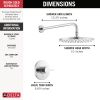 DELTA Modern Monitor 14 Series Shower Trim — Chrome