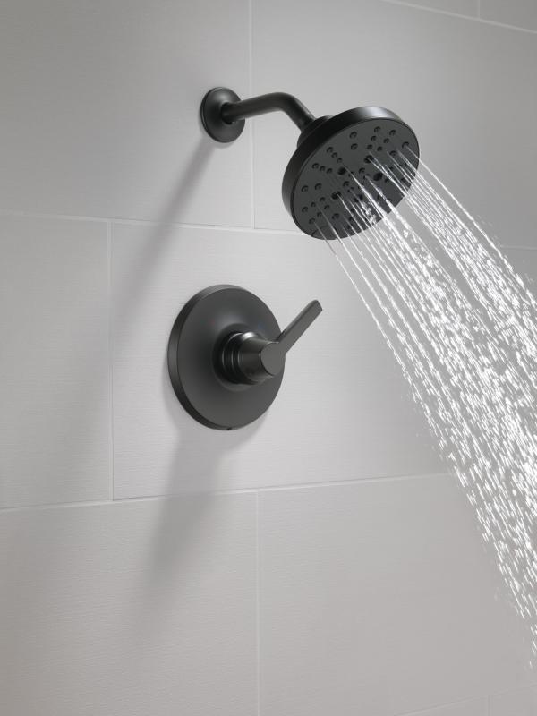 DELTA Galeon 14 Series Shower Trim with H2OKinetic — Matte Black