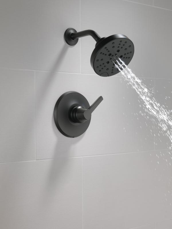 DELTA Galeon 14 Series Shower Trim with H2OKinetic — Matte Black