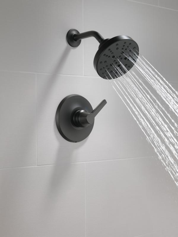 DELTA Galeon 14 Series Shower Trim with H2OKinetic — Matte Black