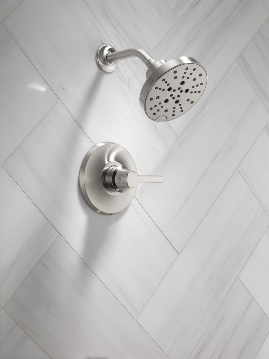 DELTA Galeon 14 Series Shower Trim with H2OKinetic — Lumicoat® Stainless