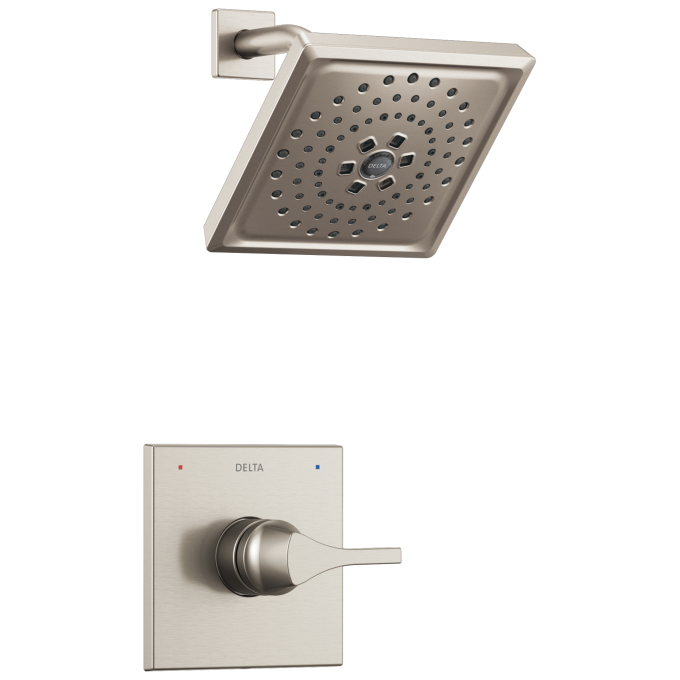 DELTA Zura Monitor 14 Series H2OKINETIC Shower Trim — Stainless