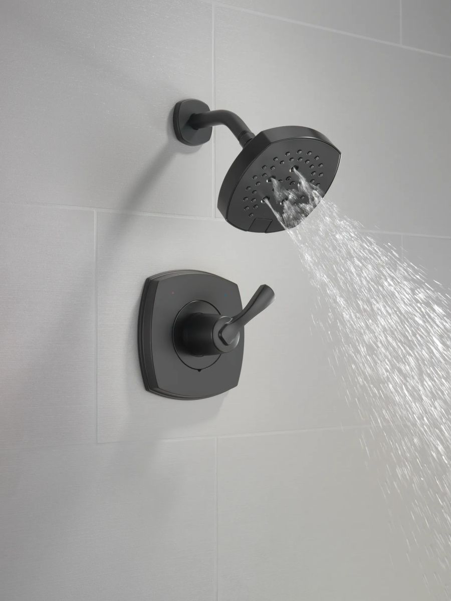 DELTA Stryke 14 Series Shower Only — Matte Black