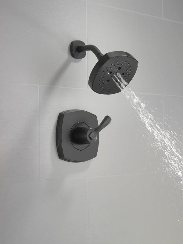 DELTA Stryke 14 Series Shower Only — Matte Black