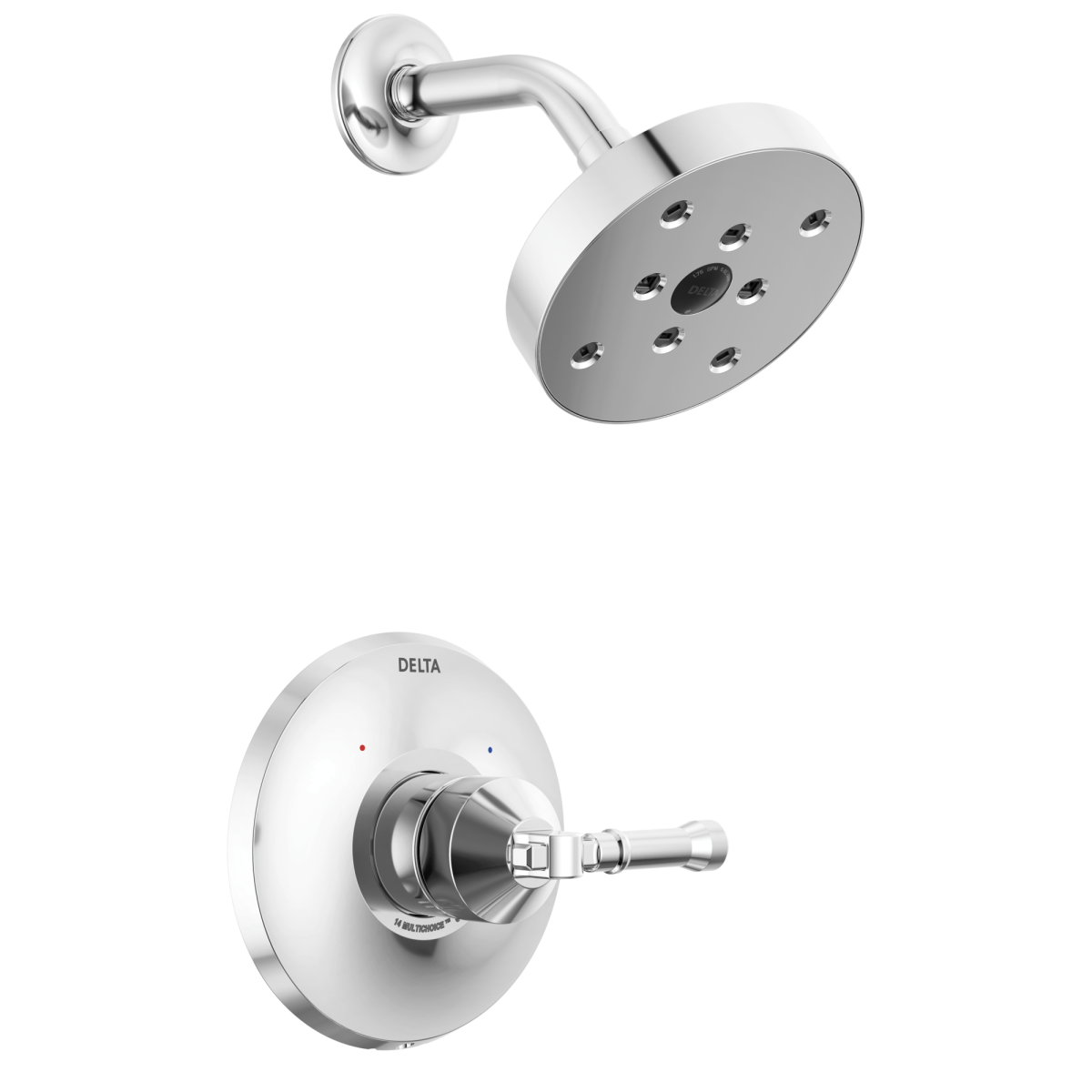 DELTA Broderick 14 Series Shower Trim — Lumicoat® Chrome