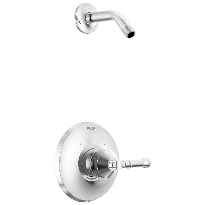 DELTA Broderick 14 Series Shower Trim - Less Head — Lumicoat® Chrome
