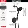 DELTA Albion  Monitor 14 Series Shower Only Trim Only with In2ition Hand Shower — Matte Black