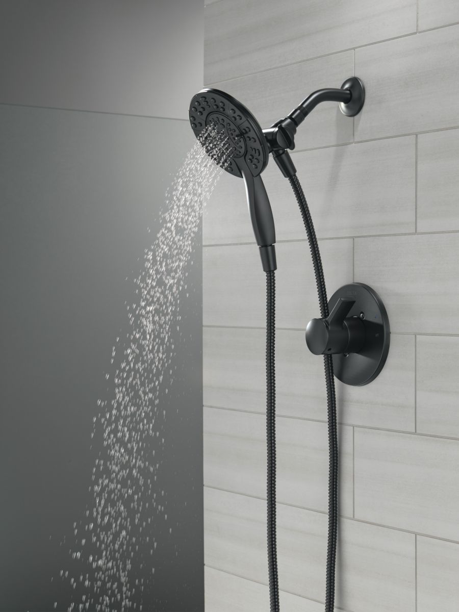 DELTA Albion  Monitor 14 Series Shower Only Trim Only with In2ition Hand Shower — Matte Black