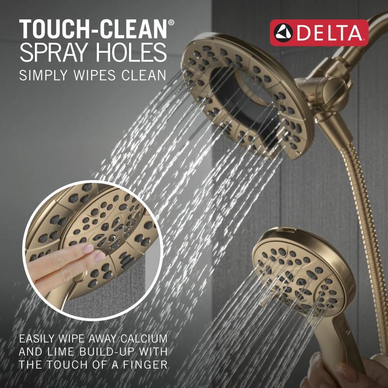 DELTA Albion  Monitor 14 Series Shower Only Trim Only with In2ition Hand Shower — Champagne Bronze
