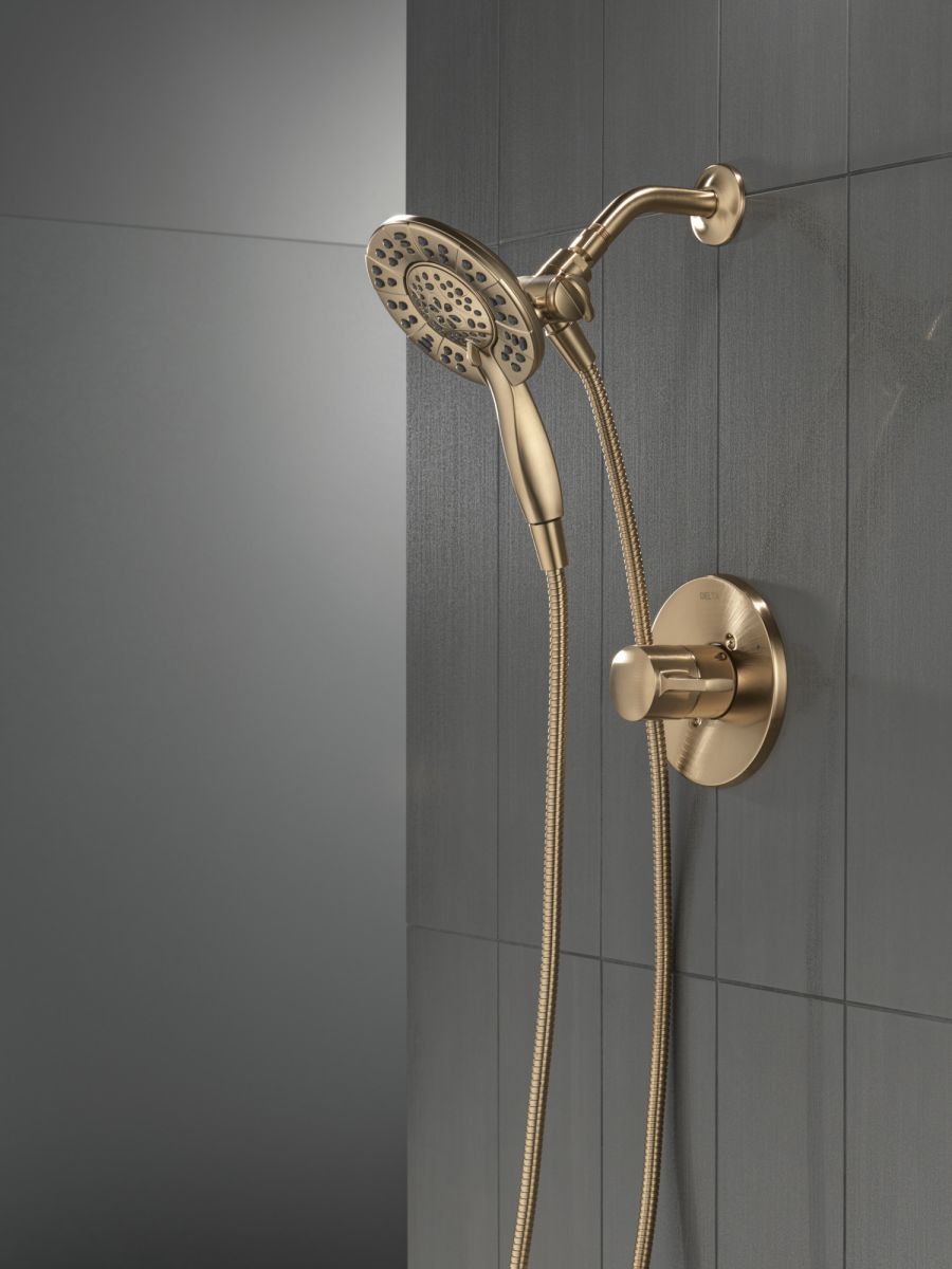 DELTA Albion  Monitor 14 Series Shower Only Trim Only with In2ition Hand Shower — Champagne Bronze