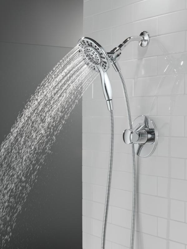 DELTA Albion  Monitor 14 Series Shower Only Trim Only with In2ition Hand Shower — Chrome