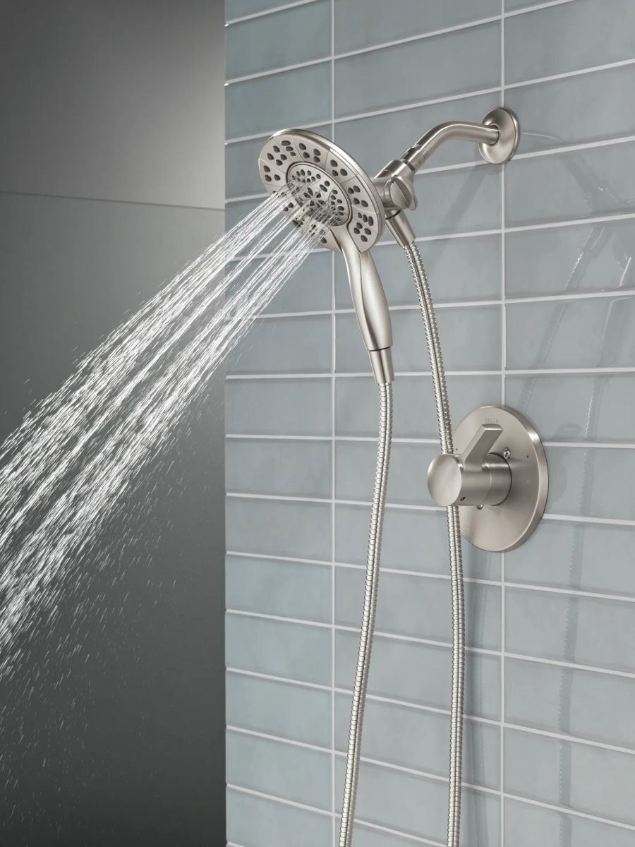 DELTA Albion  Monitor 14 Series Shower Only Trim Only with In2ition Hand Shower — Spotshield Brushed Nickel