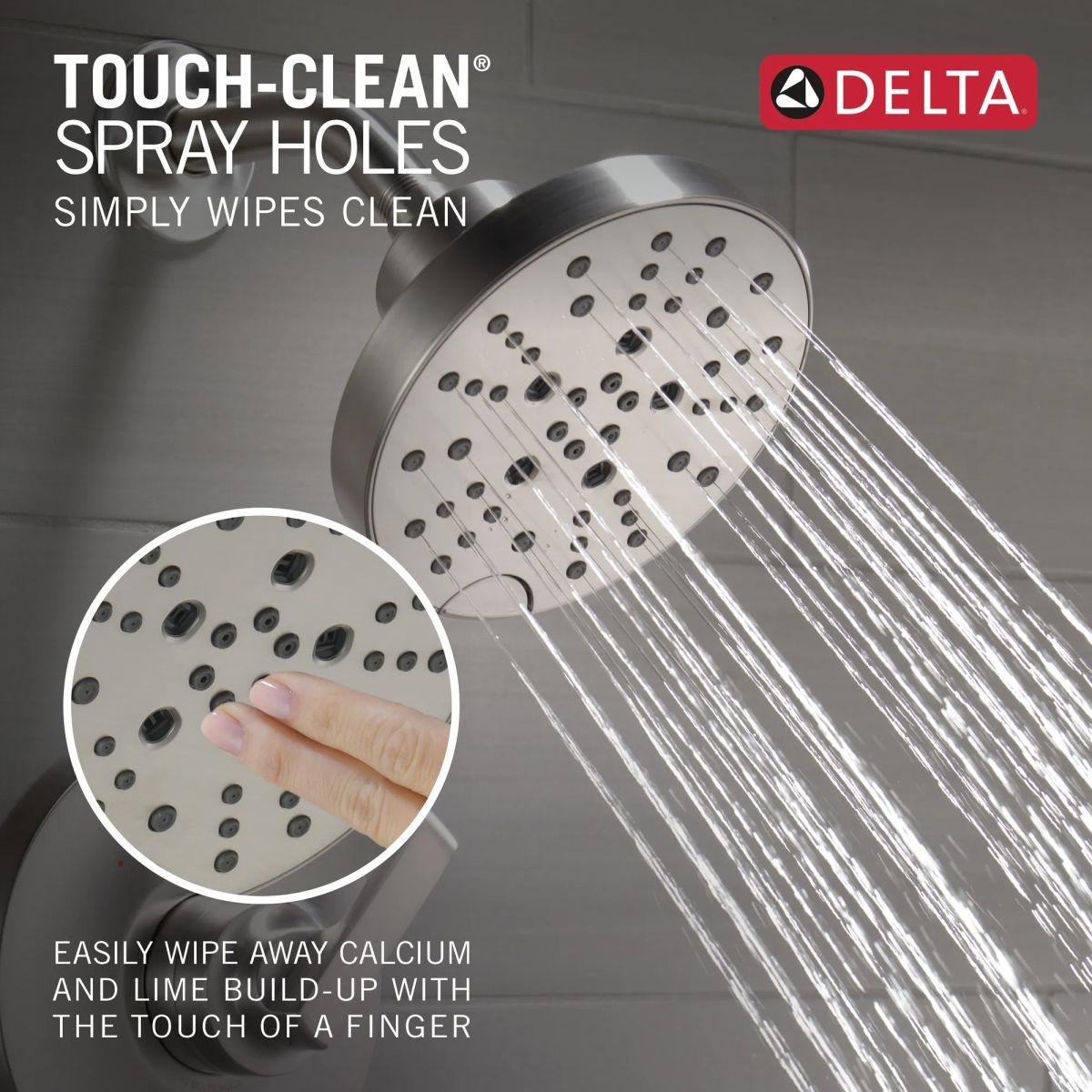 DELTA Tetra 14 Series Shower Trim — Lumicoat® Stainless