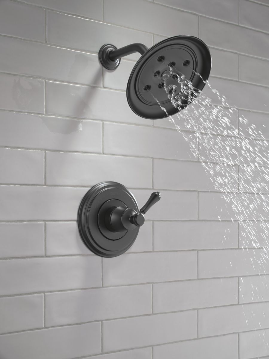 DELTA Cassidy 14 Series Shower Trim — Matte Black
