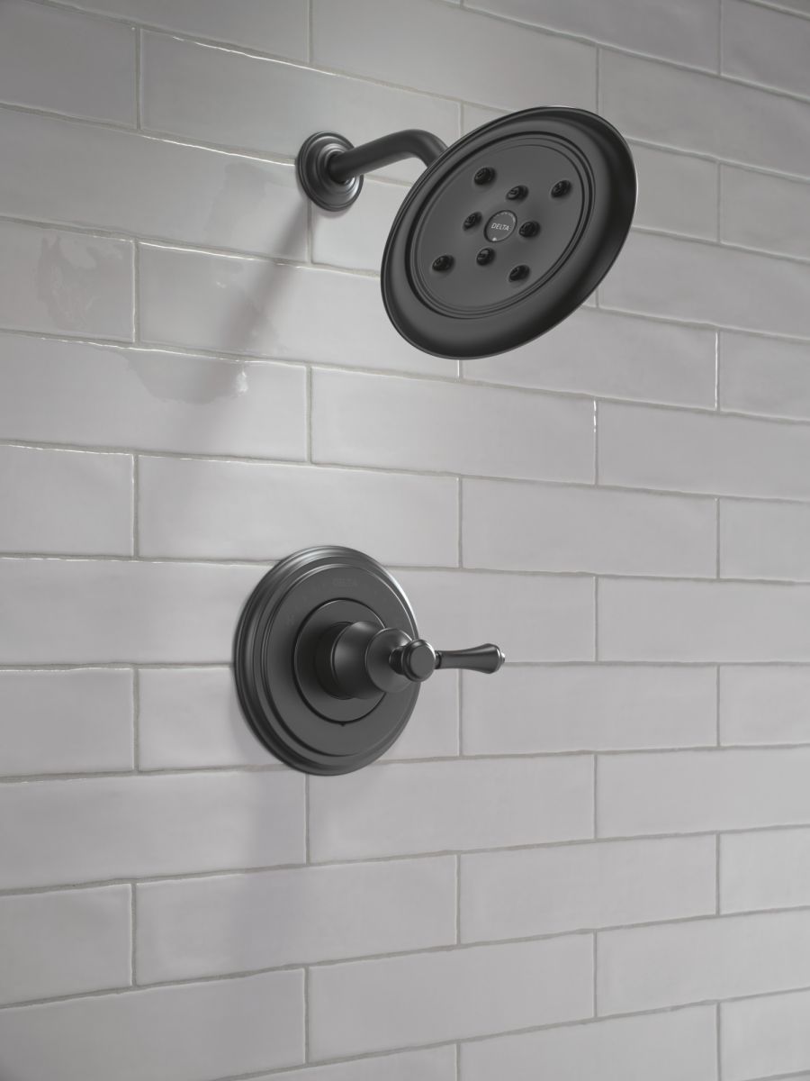 DELTA Cassidy 14 Series Shower Trim — Matte Black