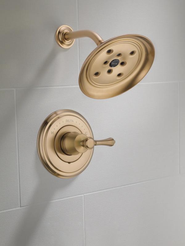 DELTA Cassidy Metal Lever Handle Kit - 13 / 14 Series & Floor Mount — Champagne Bronze