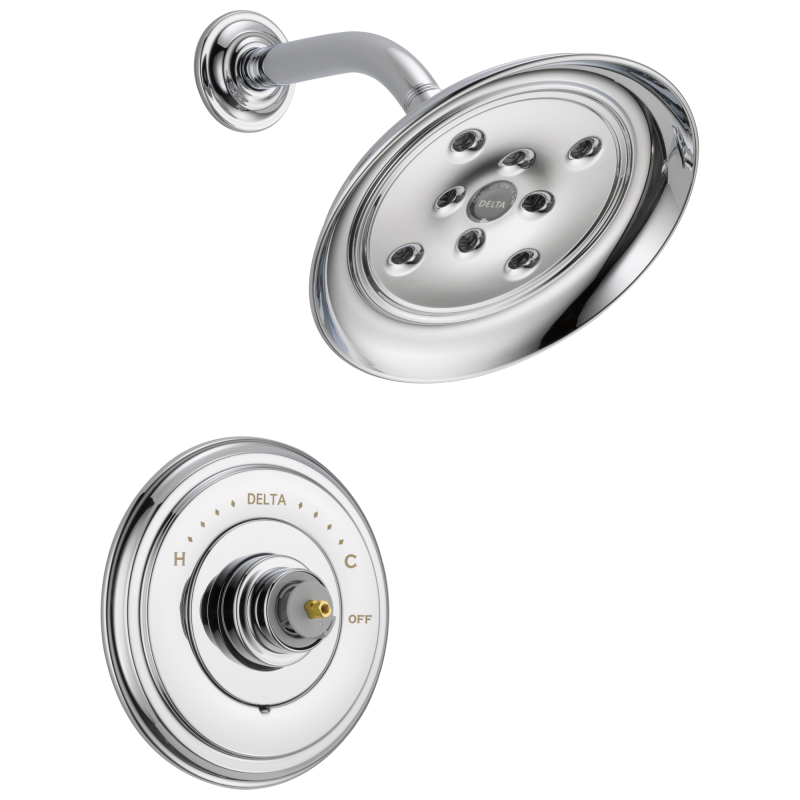 DELTA Cassidy Monitor 14 Series H2OKINETIC Shower Trim - Less Handle — Chrome