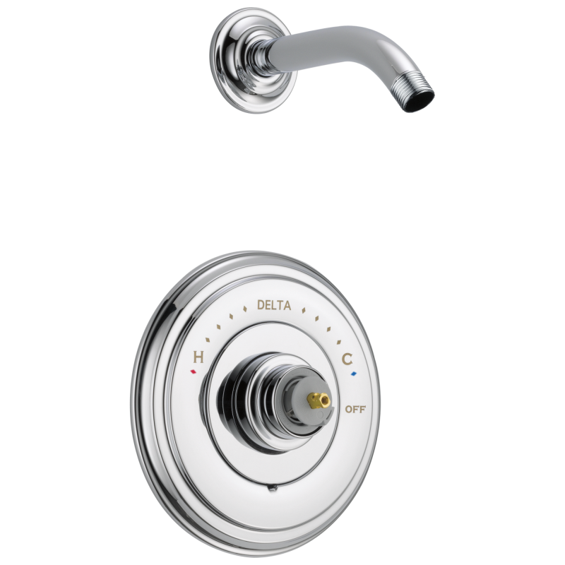 DELTA Cassidy Monitor 14 Series Shower Trim - Less Handle - Less Head — Chrome