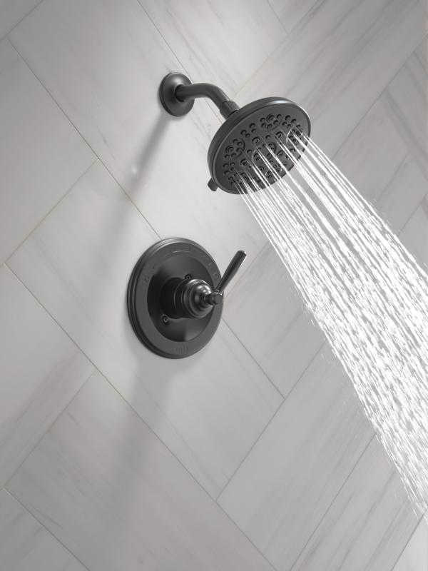 DELTA Roe Monitor 14 Series Shower Only — Matte Black