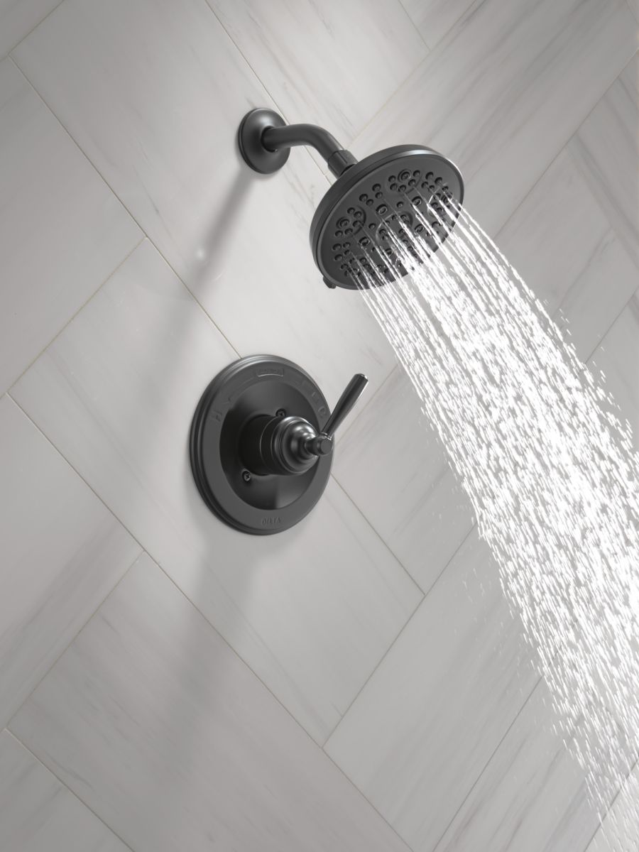DELTA Roe Monitor 14 Series Shower Only — Matte Black