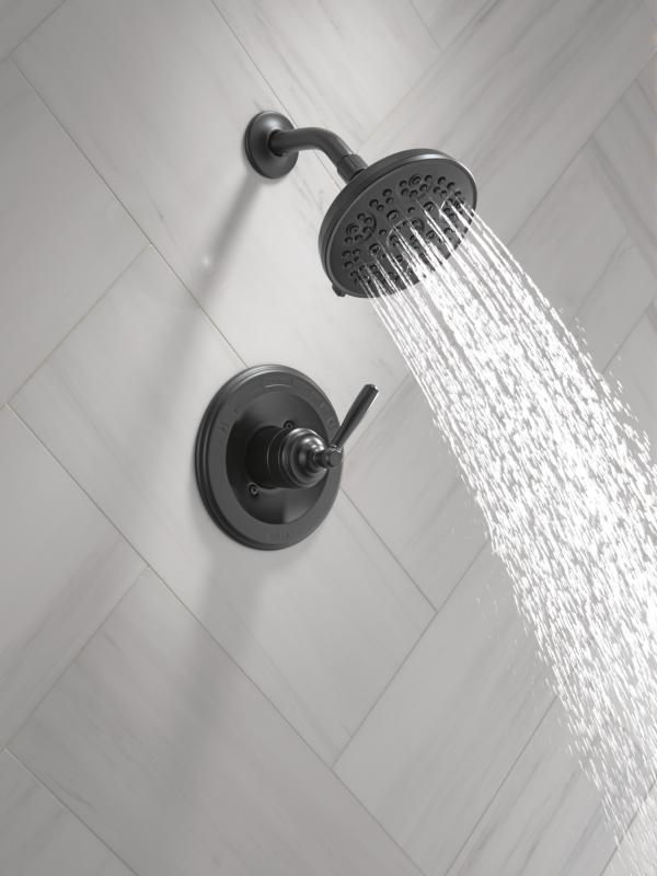 DELTA Roe Monitor 14 Series Shower Only — Matte Black