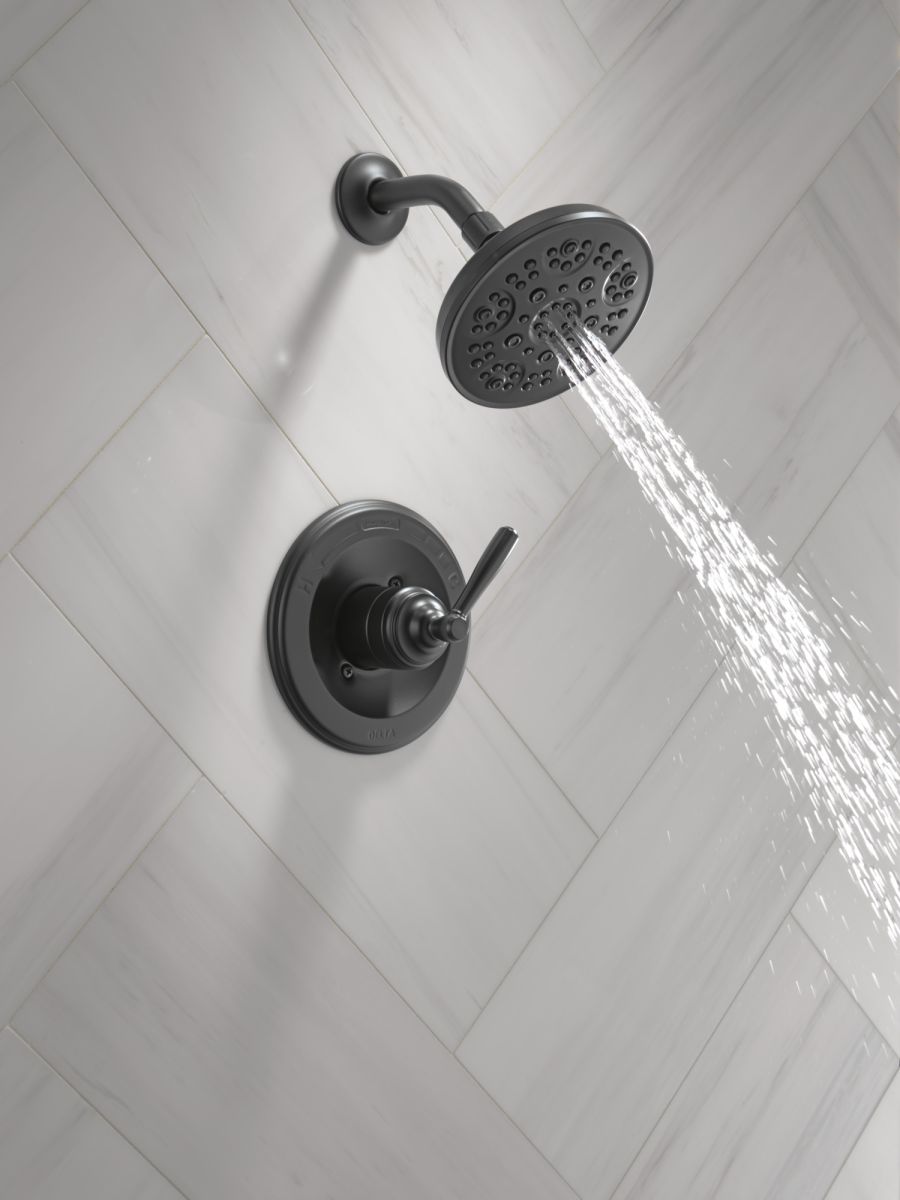 DELTA Roe Monitor 14 Series Shower Only — Matte Black