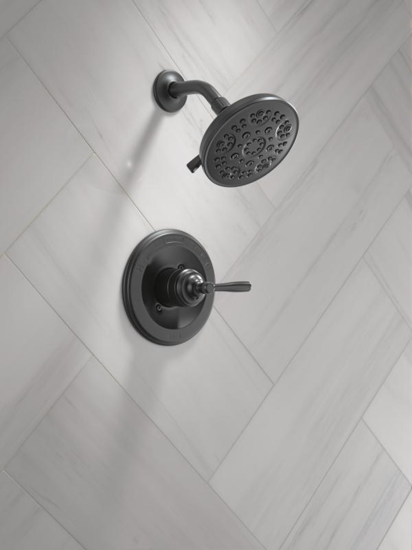 DELTA Roe Monitor 14 Series Shower Only — Matte Black